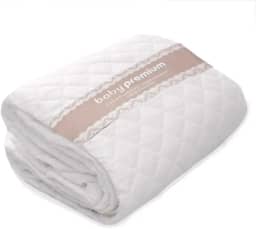 Capa Protetora Para Berço Impermeável Baby Branco Sulbrasil