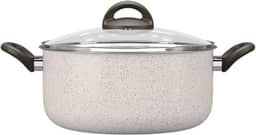 Brinox - Caçarola com Tampa 24Cm 4,5L Ceramic Life Suprema - Vanilla