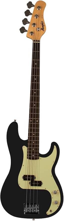 Contra-baixo passivo 4 cordas Black satin MB-40 Memphis