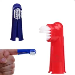 Escova Dental Dedeira para Cães e Gatos – Higiene Bucal, Remoção de Tártaro e Mau Hálito, Uso Veterinário, Macia e Segura – Limpeza Fácil para Pets