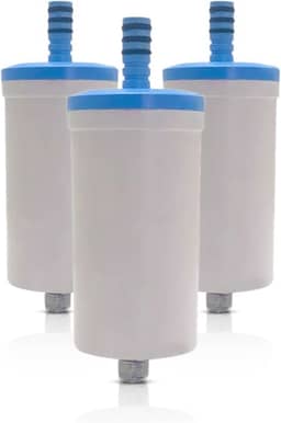 Kit 03 Refil Vela Filtro Copo Torneira Metal Cozinha Gourmet Pia (Refil para Copo Torneira Pia Universal)