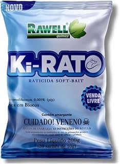 Controle Ratos Camundongos Soft Bait Isca Macia Ki-Rato200gr