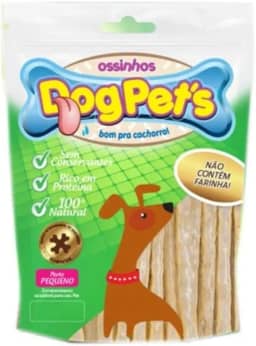 Petisco Palito Dog Pet's de Couro Bovino 100% Natural Peso:500g