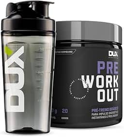 DUX Pré Treino Bifásico Pre Workout Original Sabor Maçã Verde 300G Dux Nutrition