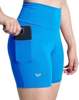 Shorts Academia Fitness Corrida Feminino Com Bolsos Cós Alto