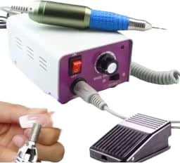 Motor Lixadeira de Unha Profissional Até 25.000 RPM | 110V, Velocidade Regulável, Bivolt Automático, Fabricado no Brasil, Envio Imediato