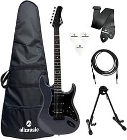 Kit Guitarra Tagima Sixmart Deep Silver + Capa Allmusic + Acessórios