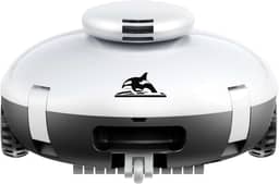 AQUVII Aspirador De Pó Robótico Sem Fio Para Piscinas 2025, Limpador Acima Do Solo/Enterradas - Bateria 7500 Mah, Leve, Autonomia 140 Minutos, Sucção Potente Fundo Plano