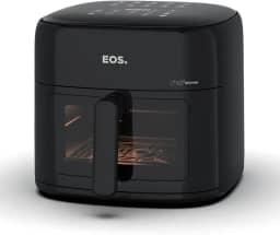 Fritadeira Air Fryer EOS 8,2 Litros Family Chef Gourmet Digital Compacta All Black EAF80P 110V