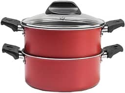 Cozi Vapor com Tampa, Brinox, Especiarias 7102/150, Vermelho Cereja