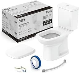 Roca Kit Vaso Sanitário com Caixa Acoplada e Assento Soft Close Square
