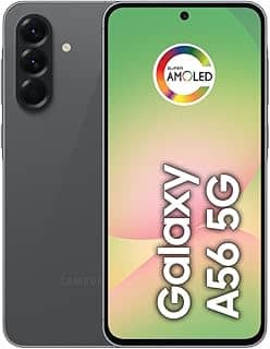 Smartphone Samsung Galaxy A56 5G 128GB, 8GB RAM, Câmera 50MP, IP67, Super AMOLED 6.7', Recursos AI, Preto