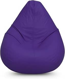 Puff Pera Vazio Gigante Eventos Decoração Quarto Sala Almofadão Conforto (Roxo)