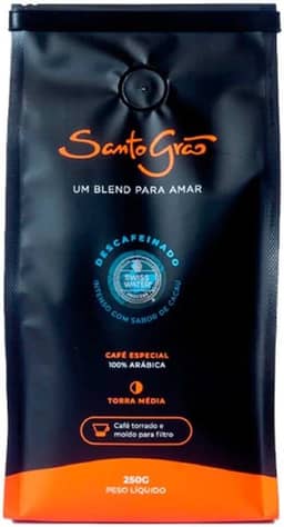 Café Especial Santo Grão Descafeinado Moído 250g