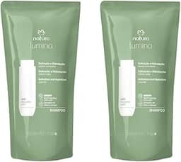 Kit 2 Refil Shampoo Cremoso Lumina Cabelos Cacheados 300ml