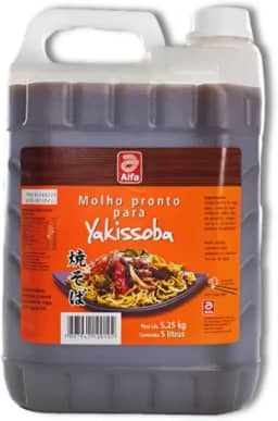 Molho Pronto Yakissoba Alfa Em Galão 5L