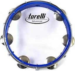 PANDEIRO INJETADO PELE NAILON TRANSPARENTE - AZUL