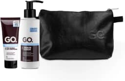 GO. Man Kit Necessaire Barbear Pele Sensíveis Clinical Creme E Pós-Barba Cicatrizante Anti Foliculite Pelo Encravado Irritação