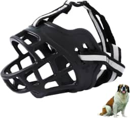 Focinho De Silicone Para Cães, Focinho De Cesta Respirável, Adequado Para Cães Grandes