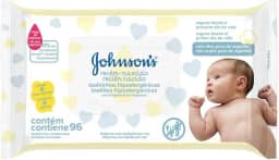 Lenços Umedecidos JOHNSON'S® Baby Recém Nascido, 96 unidades
