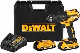 DEWALT Parafusadeira e Furaderia de 1/2 Pol. (13mm) Brushless Motor a Bateria 20V MAX* Ion-Litio com 2 Baterias 2.0Ah e Carregador Bivolt e Maleta DCD7771D2