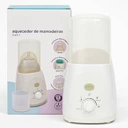 Aquecedor de Mamadeira Elétrica 127V 3 em 1 Aquece Descongela Leite Papinha Estereliza Mamadeiras e Chupetas