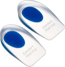 Palmilha Ortopédica de Silicone Gel e Alívio de Dor Calcanhar Conforto para Sapato Esporão Calçado Anti Fascite Dor Sking