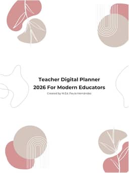 Teacher Digital Planner 2026
