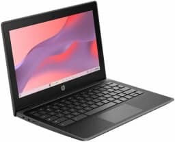 HP Chromebook com tela sensível ao toque Fortis G10 de 11,6 polegadas - HD - Intel N-Series N100-8 GB - Memória Flash de 64 GB - Teclado inglês - Jack Black