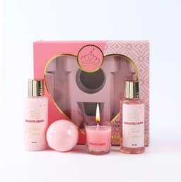 Kit presente de Natal presente SPA feminino para esposa, namorada,mãe com Vela+Sais de Banho+Gel de Banho+Banho de Bola