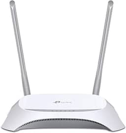 TP-Link TL-MR3420 - Roteador Wi-Fi (300 Mbps 3G / 4G, 1 porta UBS 2.0, botão WPS, nenhuma configuração necessária, plugue da UE), Branco, Grande
