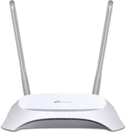 TP-Link TL-MR3420 - Roteador Wi-Fi (300 Mbps 3G / 4G, 1 porta UBS 2.0, botão WPS, nenhuma configuração necessária, plugue da UE), Branco, Grande