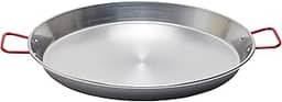 Garcima Panela de paella de aço carbono de 42 cm (17 polegadas), 42 cm
