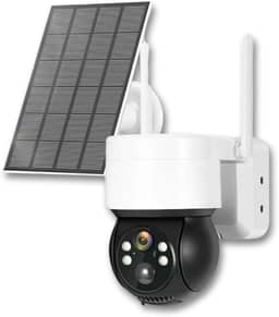 Camera de Segurança Solar Externa 360° Visão Noturna a prova d´água IP65