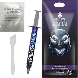 Pasta Térmica Friosys Glacial 12.8w/mk 1g Seringa de Alto Desempenho