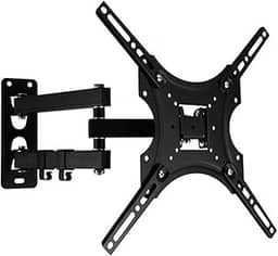 Suporte para TV Articulado Universal 14' a 55' LCD LED QLED OLED Plasma até 50kg Kit de Instalação Inclinável De Parede