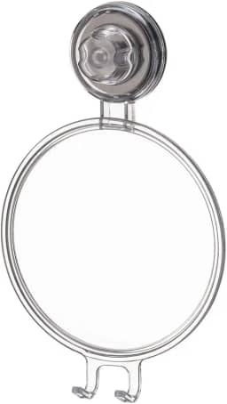 Future Espelho Antiembacante Natural com Ventosa, Cinza Transparente