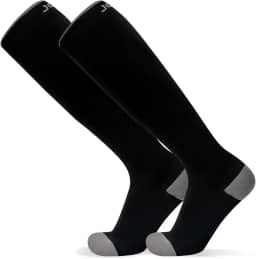 J COLOUR Meia de Compressão Cano Longo 15-30 mmHg melhor Para Academia,Corrida,Varizes,Viagens Melhor para homens e mulheres