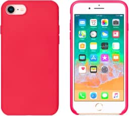 Case Capinha Colorida Capa Slim Flexível Aveludada Compatível Com iPhone 7/8 Vermelha,Preta, Laranja, Amarela, Azul, Rosa, Pink, Branca, Lilás, Marrom, Verde, Roxo ONYK (Rosa Pink)