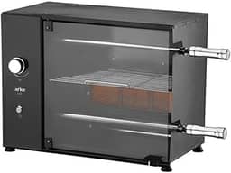 Churrasqueira a Gás Rotativa Apartamento Arke Duetto 2 Espetos + Grelha Gás Glp 127v
