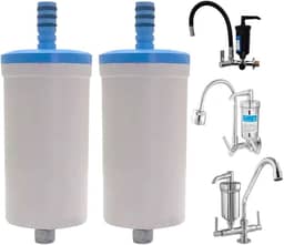 Genérico Kit 02 Refil Vela Filtro Copo Torneira Metal Cozinha Gourmet Pia (Refil para Copo Torneira Pia Universal)