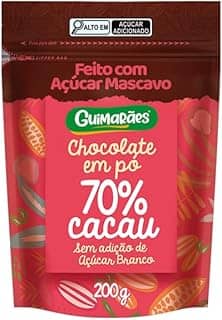 Chocolate em Pó 70% Cacau com Açucar Mascavo 200g