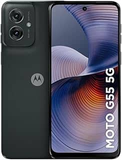 Smartphone Motorola Moto g55 5G - 256GB 16GB (8GB RAM+8GB Ram Boost) e Camera 50MP com AI NFC Tela 6.5' com Superbrilho - Preto