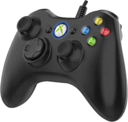 Controle de jogo para Xbox 360, controle com fio Xbox 360 para PC, Windows 7/8/8.1/10/Microsoft Xbox360/Xbox 360 Slim USB Gamepad, Joypad com vibração dupla