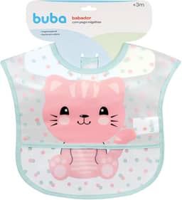 BUBA Babador Com Bolso Gatinho, Colorido