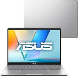 Notebook ASUS Vivobook S14 S3407VA Intel Core i7 13620H 16GB Ram 512GB SSD Windows 11 Tela 14' LED FHD Silver - LY043W