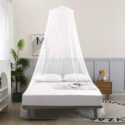 Mosquiteiro de Teto para Cama de Casal Solteiro/Berço- Proteção Eficaz contra Insetos com Design Elegante e Instalação Fácil