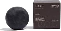 B.O.B Bars Over Bottles B.O.B Shampoo Em Barra Detox 80G