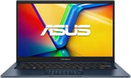 ASUS Laptop Vivobook FHD de 14 polegadas, processador Intel Core i3-1315U, 8 GB de RAM, SSD de 128 GB, Windows 11 Home, gráficos Intel UHD, Wi-Fi, Bluetooth, azul silencioso, X1404VA-I38128