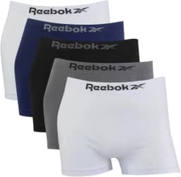 Kit 5 Cuecas Reebok Boxer Classic Microfibra Sortido Sortido